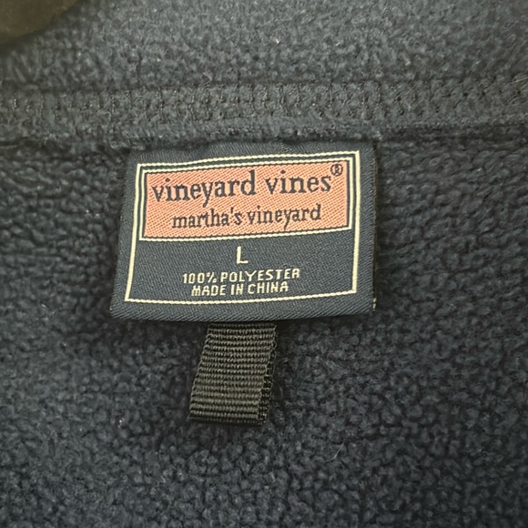Vineyard Vines fleece zip vest - Picture 3 of 3